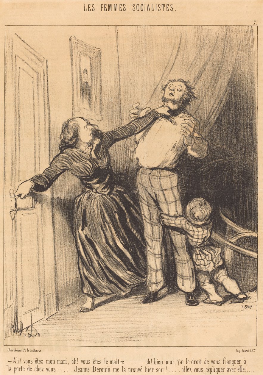 Ah! du är min man, ah! du är mästaren... av Honoré Daumier