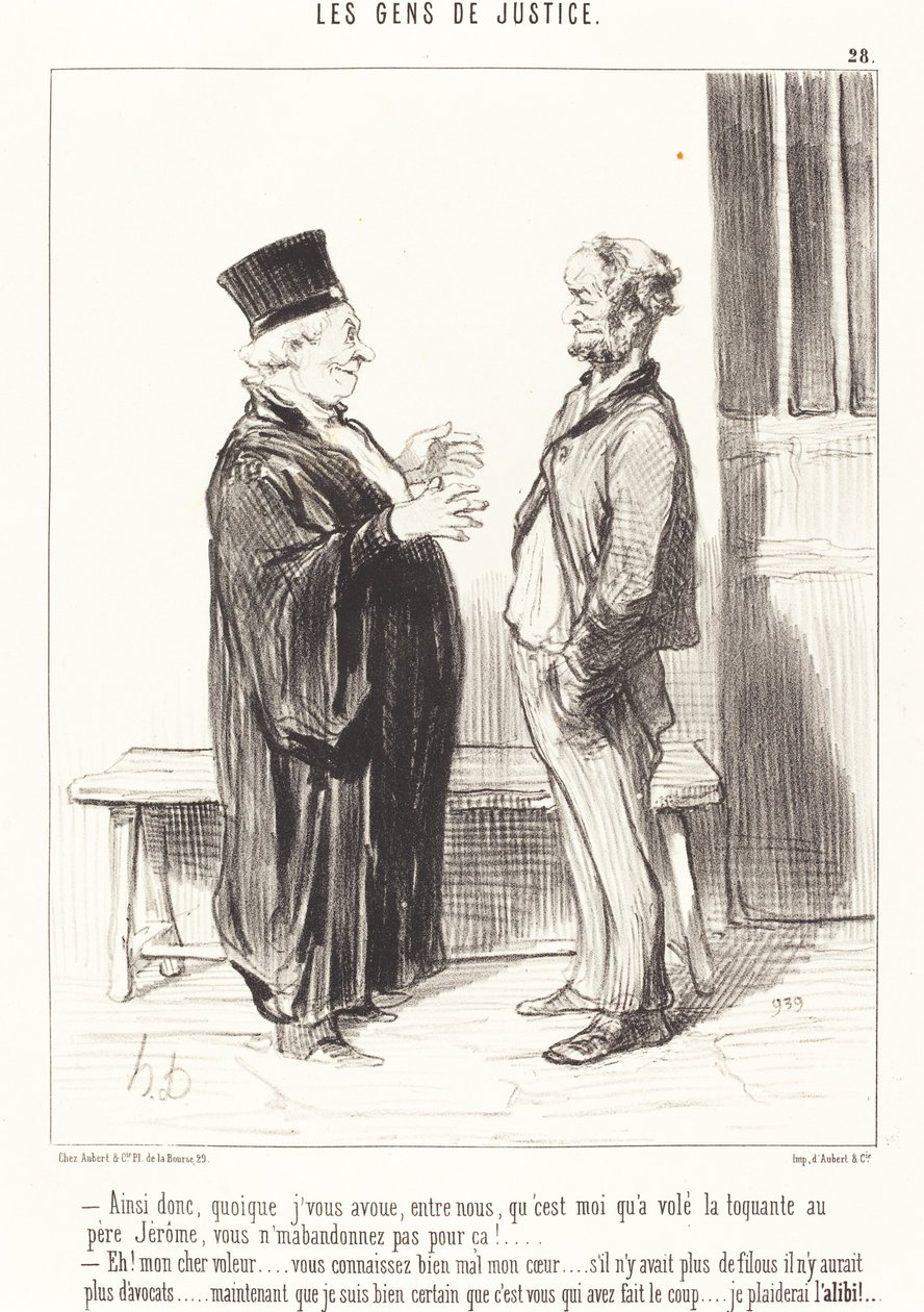 Så även om jag erkänner... av Honoré Daumier