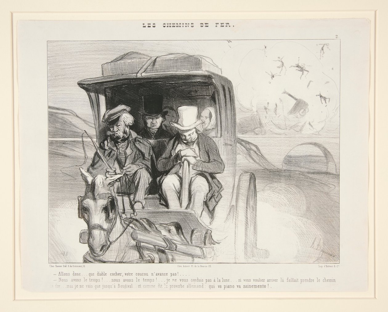 Låt oss gå av Honoré Daumier