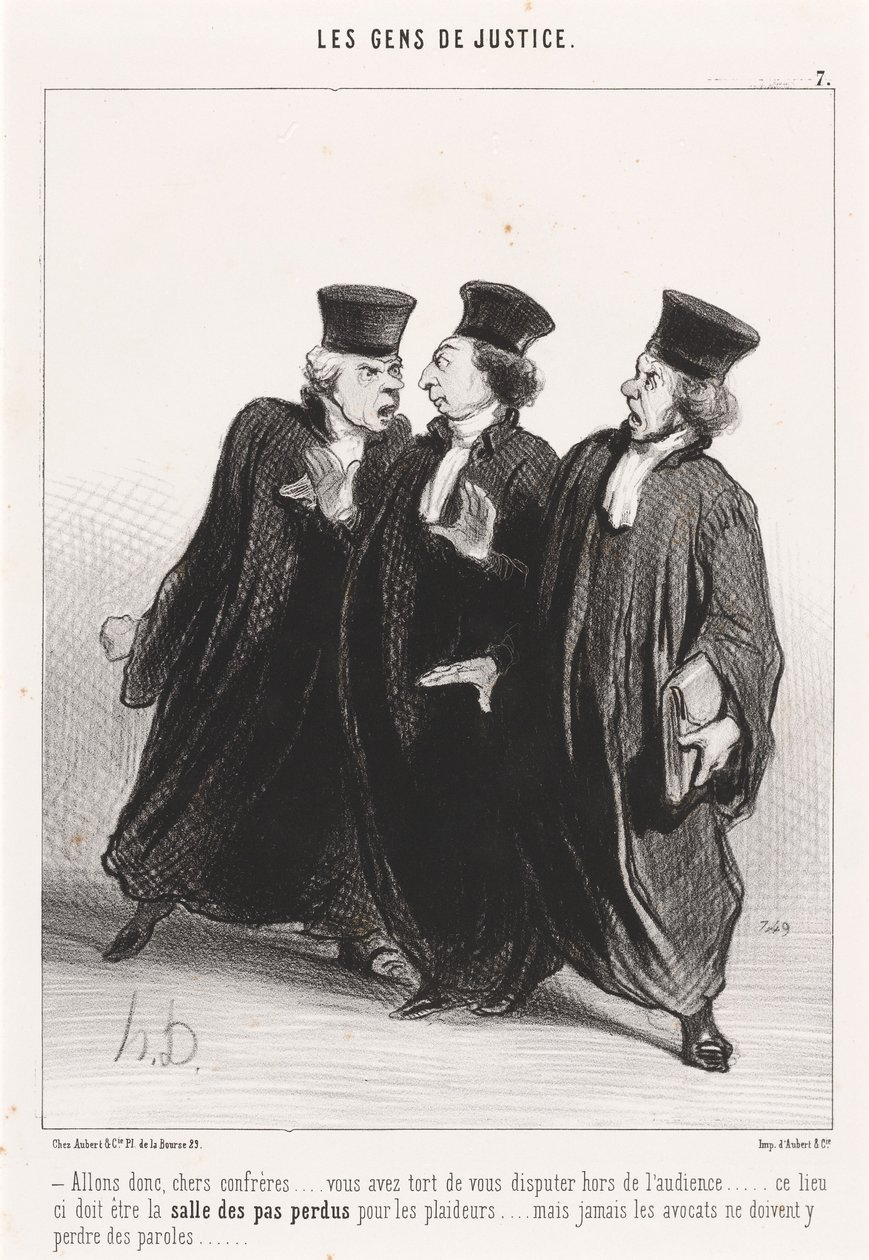 Kom igen kära kollegor... av Honoré Daumier