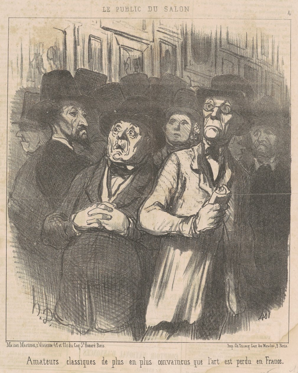 Klassiska amatörer...övertygade... av Honoré Daumier