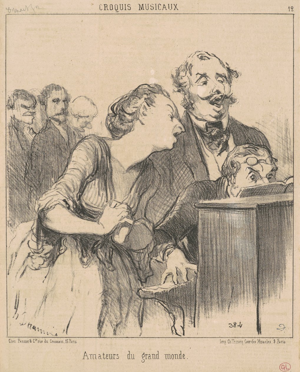 Stora världsälskare av Honoré Daumier