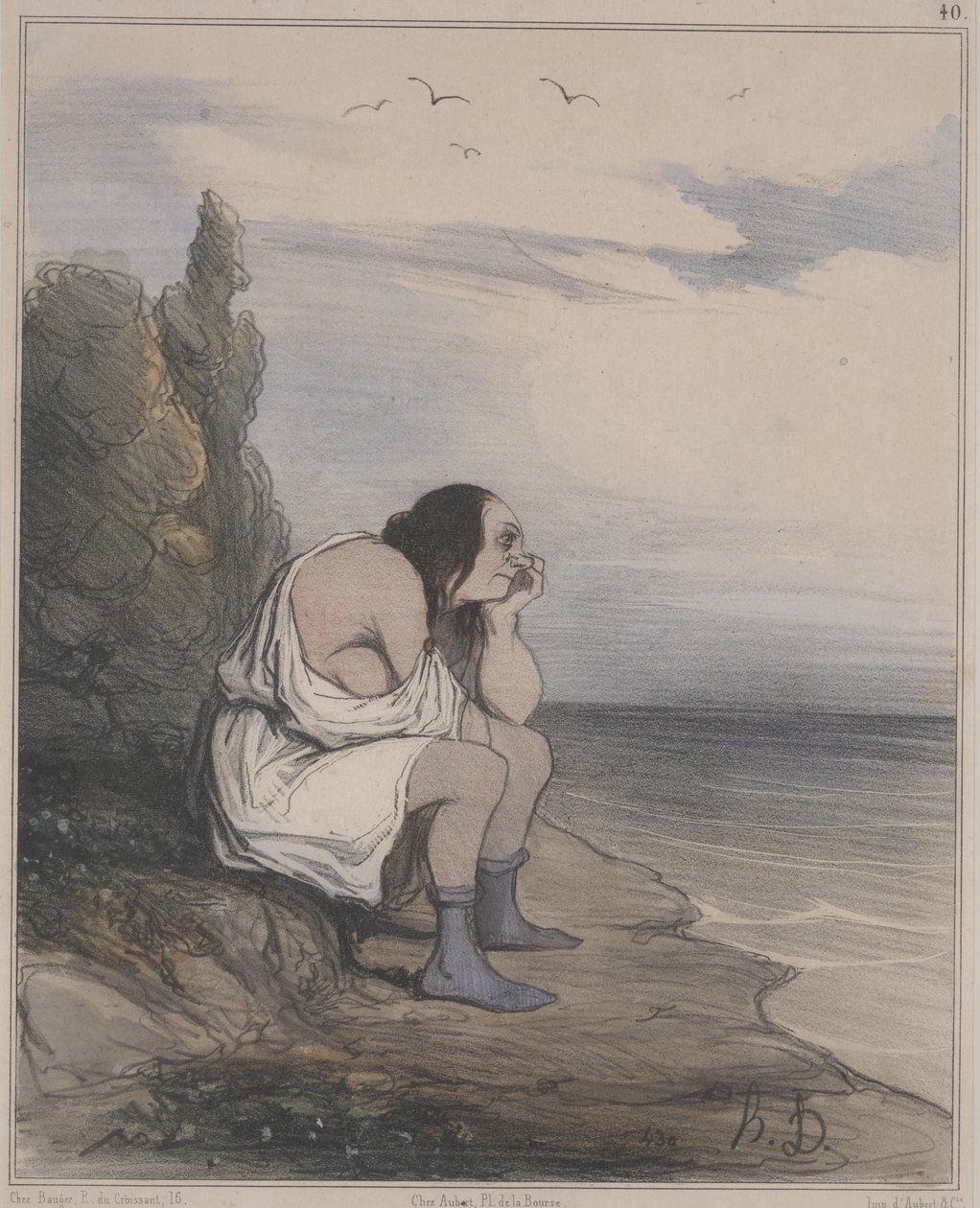 Forntida historia, nej. 40: The Despair of Calypso (Ancient History, nr 40: The Despair of Calypso av Honoré Daumier