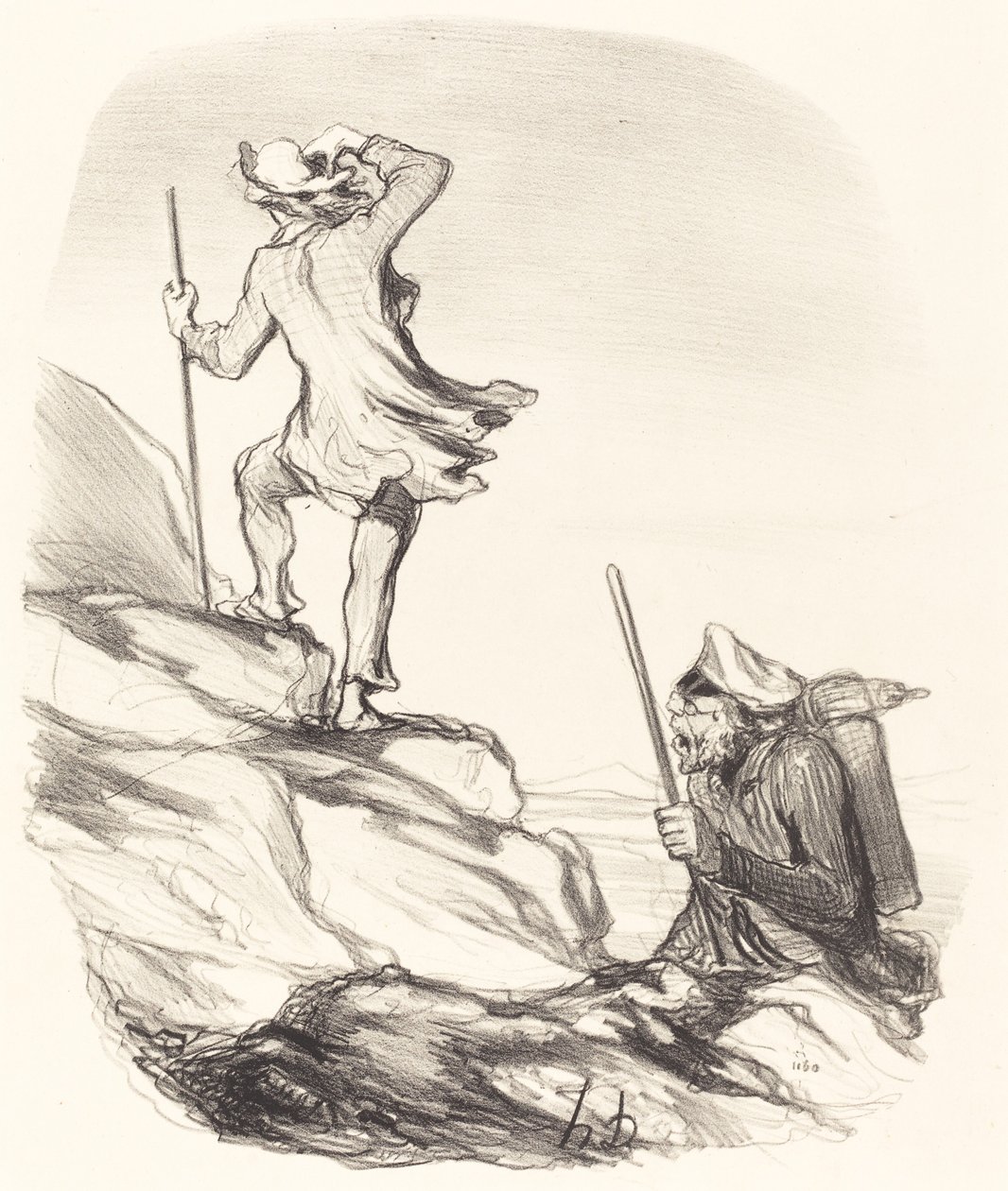 Ser du en civiliserad plats... av Honoré Daumier