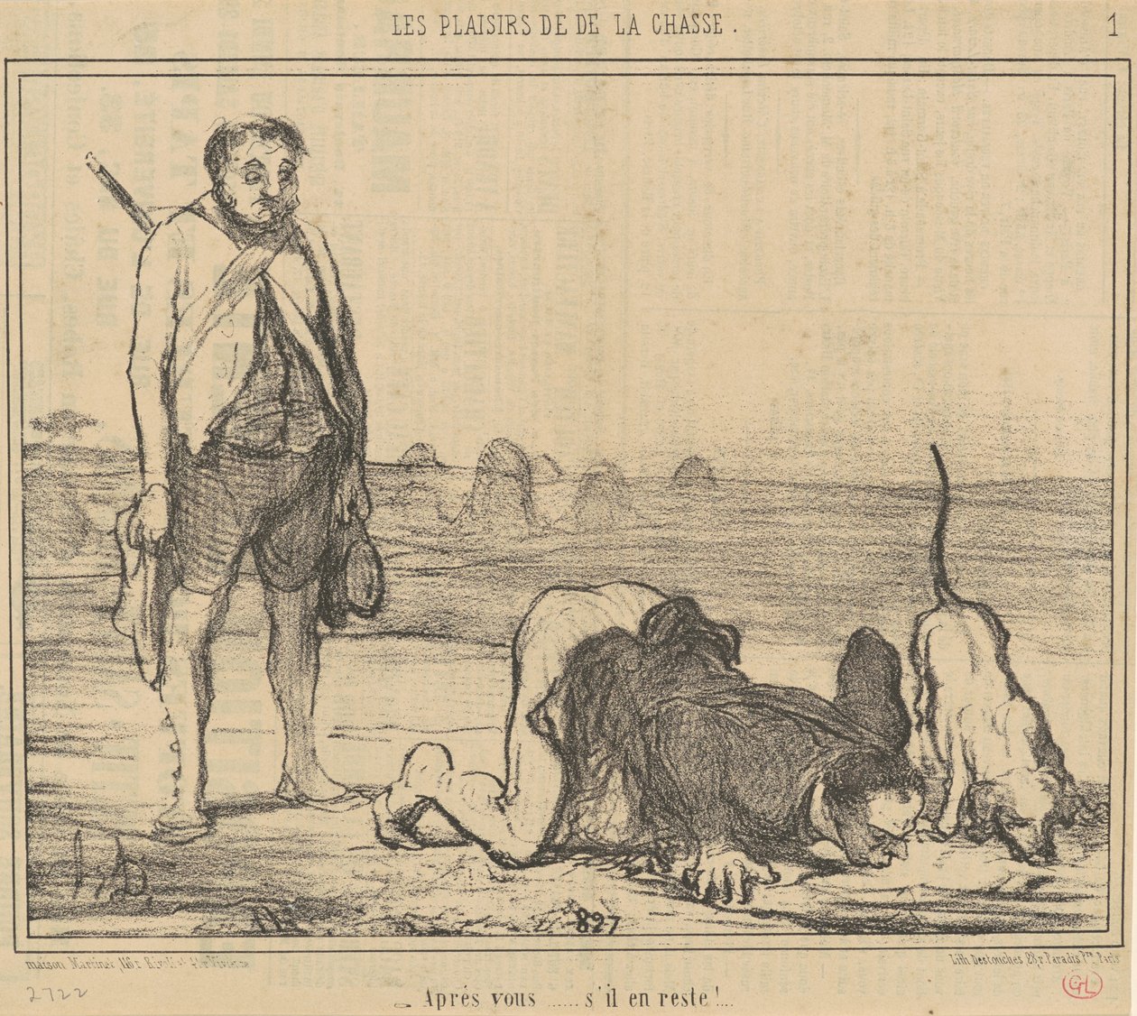 Efter dig...om det finns några kvar! ... av Honoré Daumier