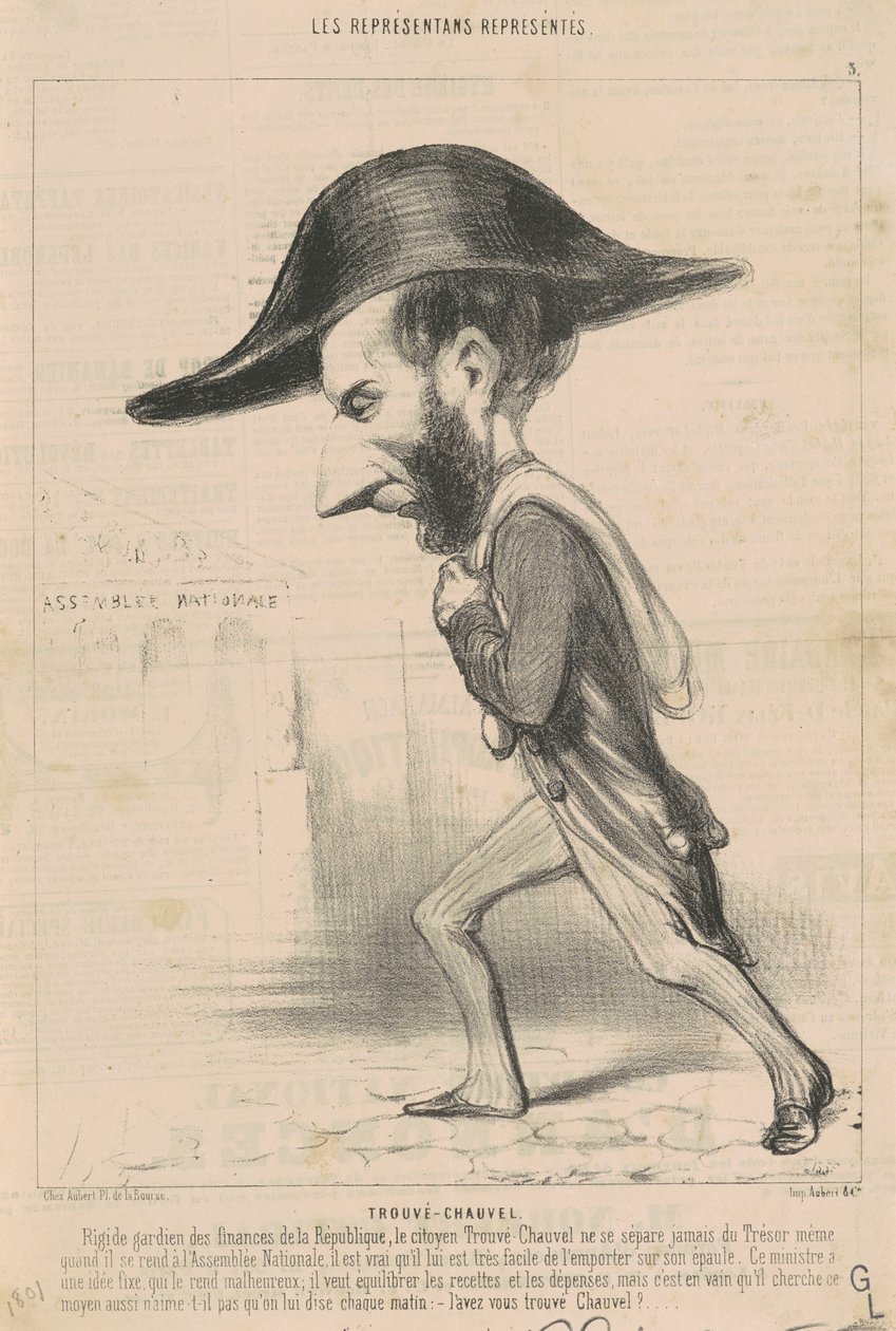 Ariste hittade Chauvel av Honoré Daumier