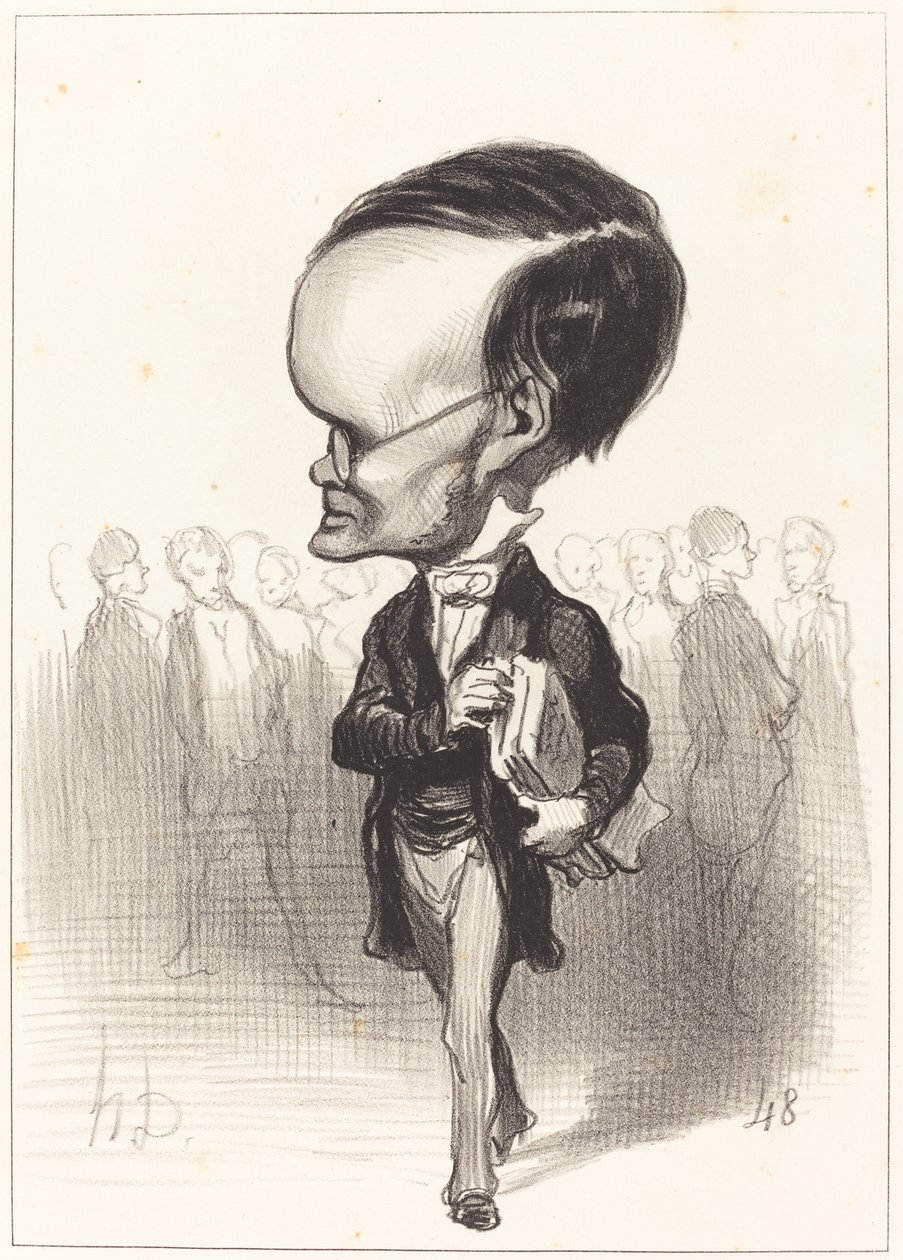 Ärm. Jacques Lherbette av Honoré Daumier
