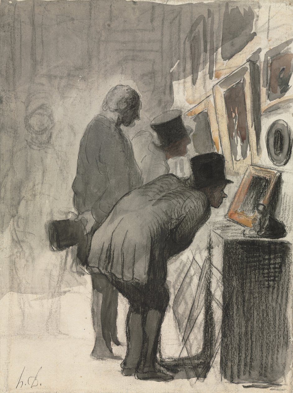 Konstälskare av Honoré Daumier