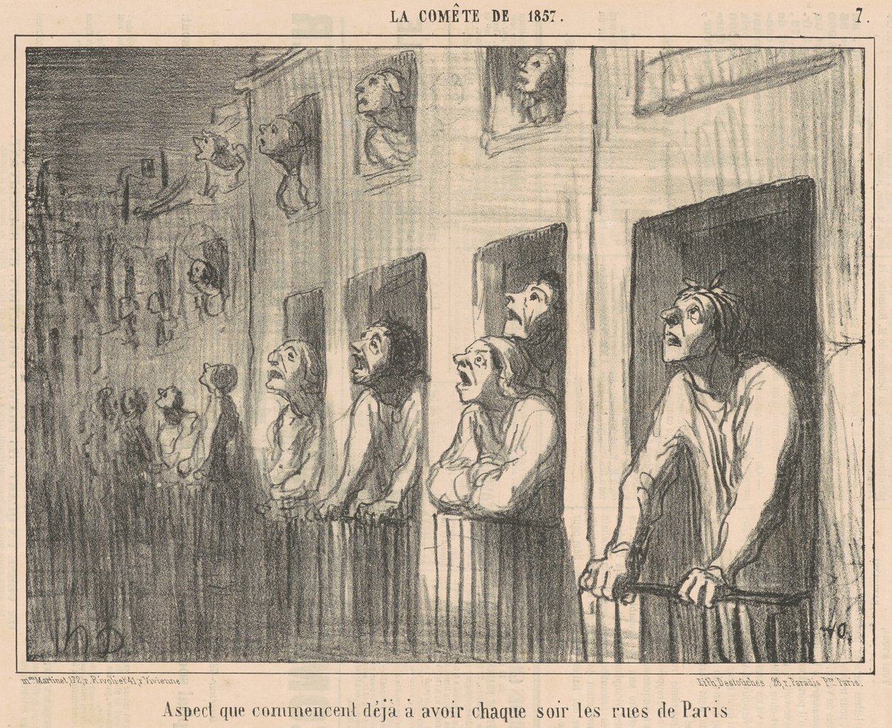 En aspekt som redan börjar få... av Honoré Daumier