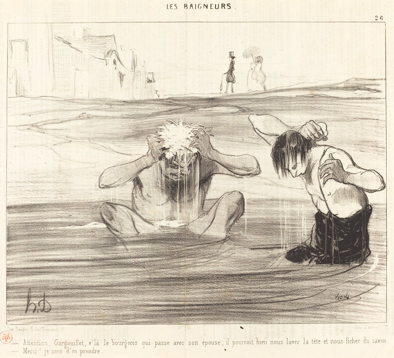 Se upp, Gargouillet, här kommer borgaren förbi... av Honoré Daumier