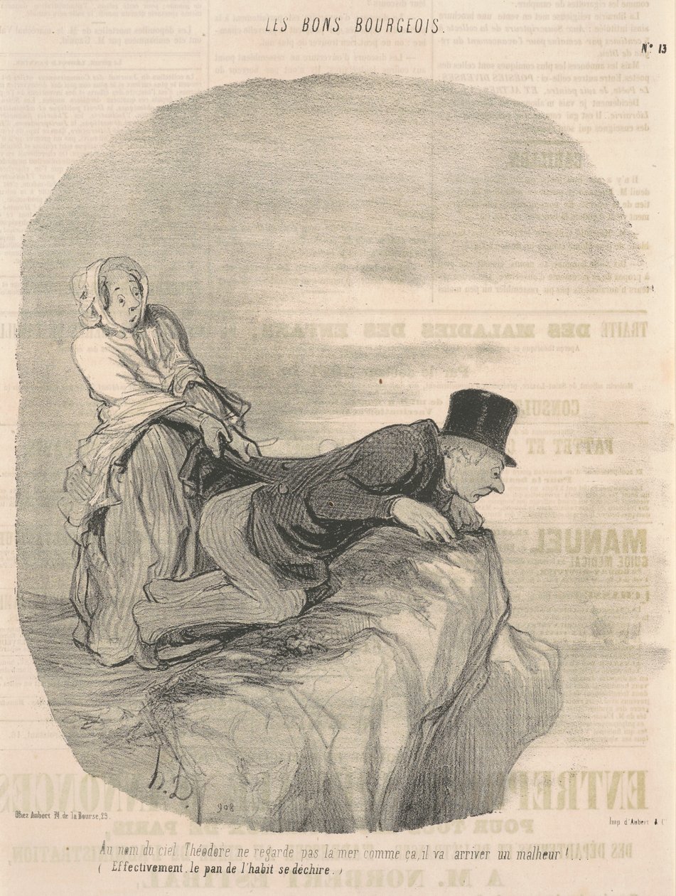 I himlens namn ser Theodore inte ut... av Honoré Daumier
