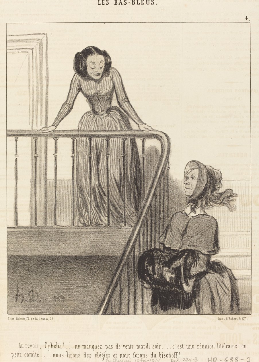 Adjö, Ophelia!... missa inte... av Honoré Daumier