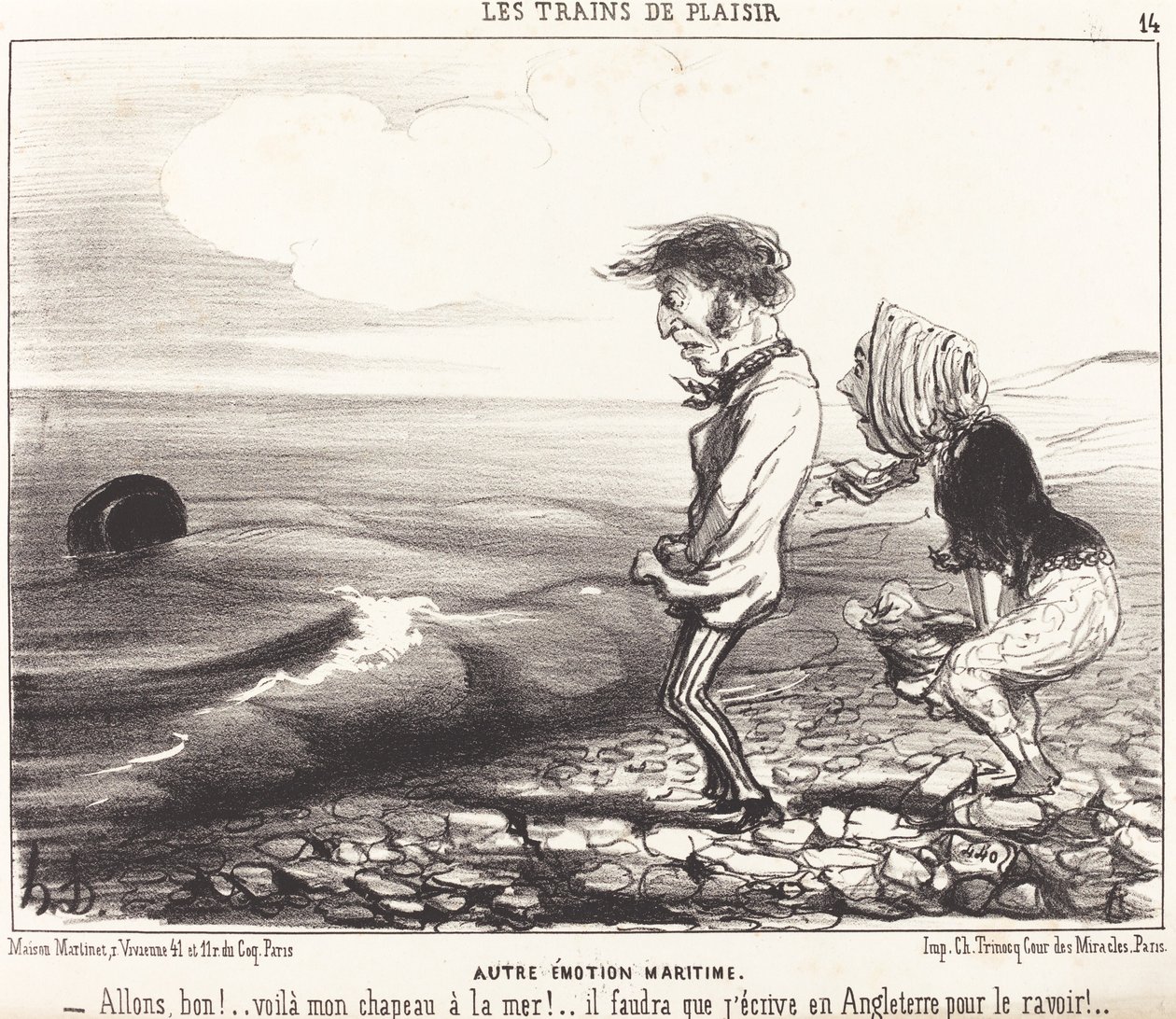 Ännu en maritim känsla av Honoré Daumier