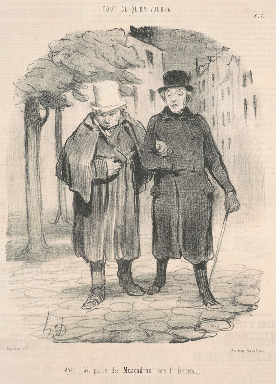 Efter att ha varit en del av muscadinerna under styrelsen av Honoré Daumier