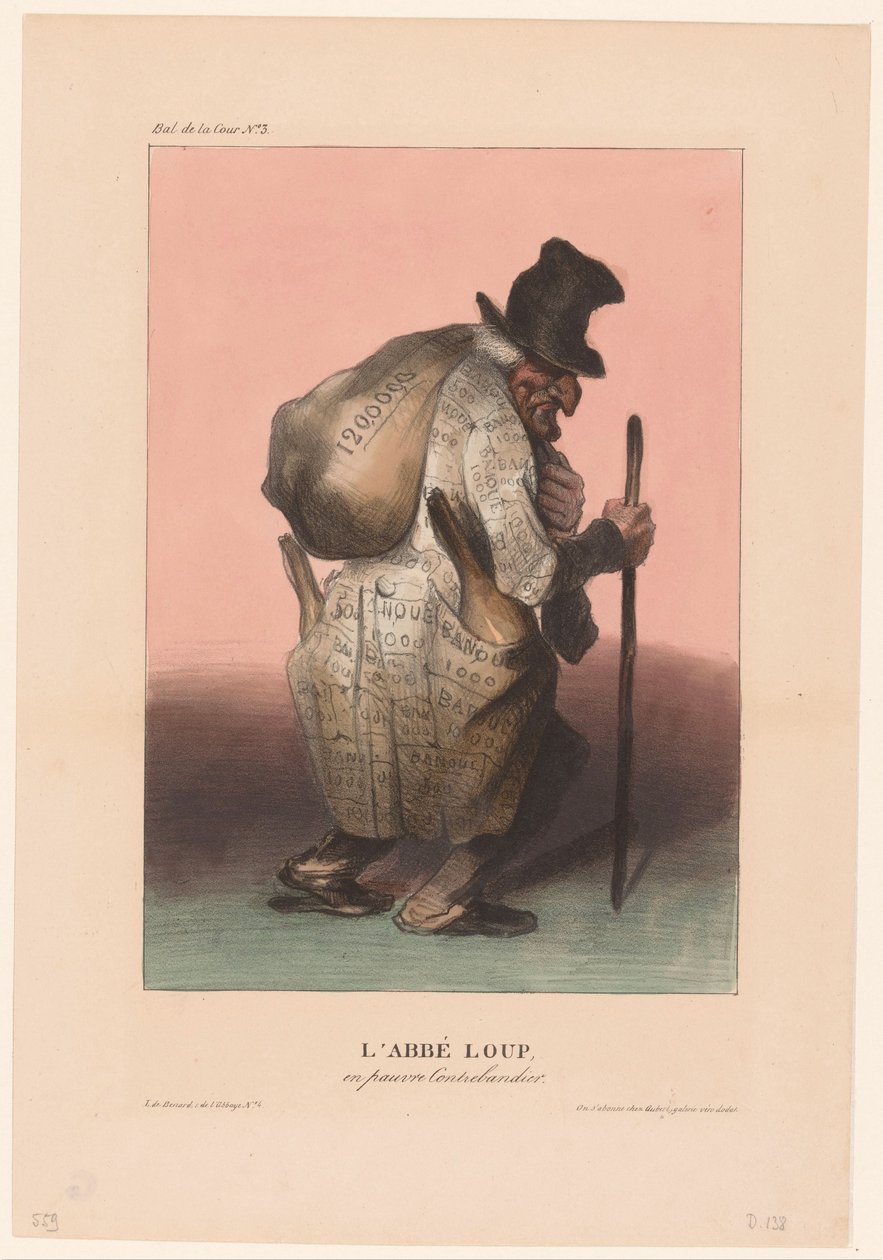 Baron Joseph-Dominique Louis som en fattig smugglare L