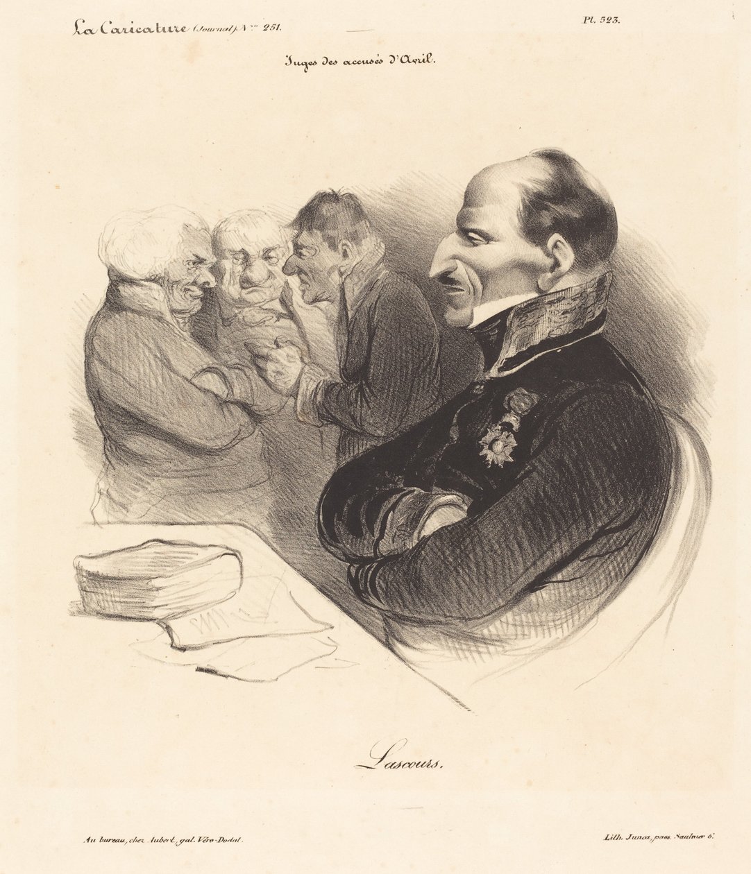 Baron de Lascours av Honoré Daumier