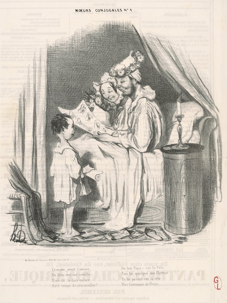 I morse före gryningen... av Honoré Daumier