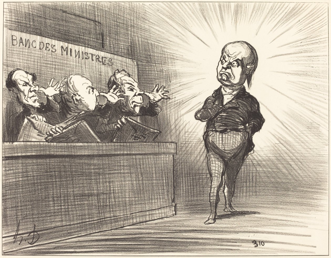 Det är inte den tiden än... av Honoré Daumier