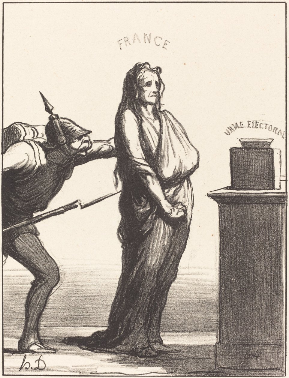 Vad vissa tidningar skulle kalla... av Honoré Daumier