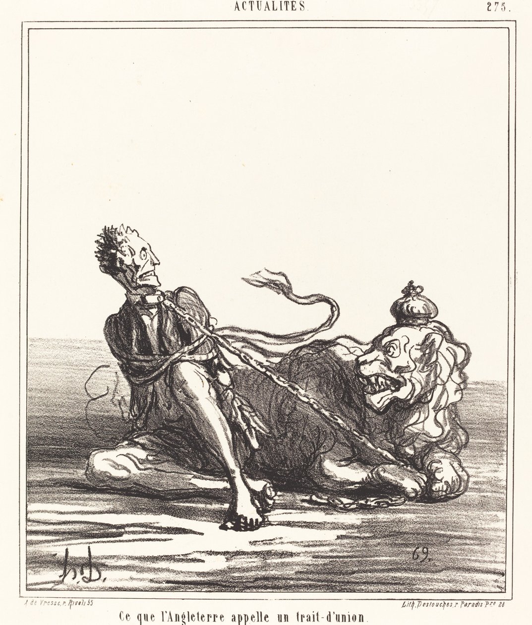 Vad England kallar bindestreck av Honoré Daumier