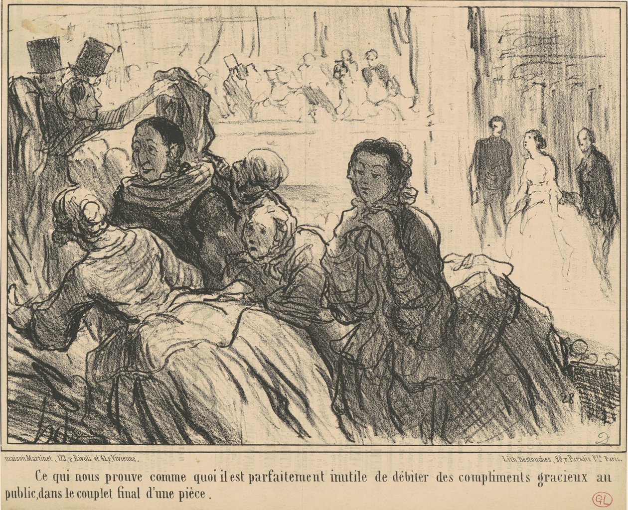 Vilket bevisar för oss att det är... värdelöst... av Honoré Daumier