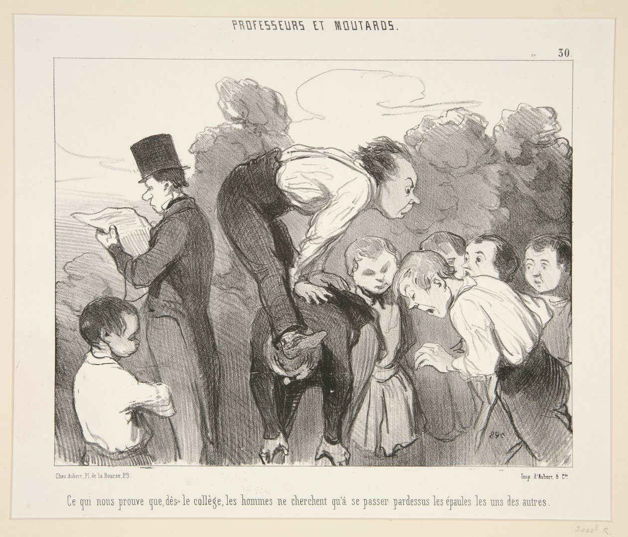 Vilket bevisar för oss det, från college av Honoré Daumier