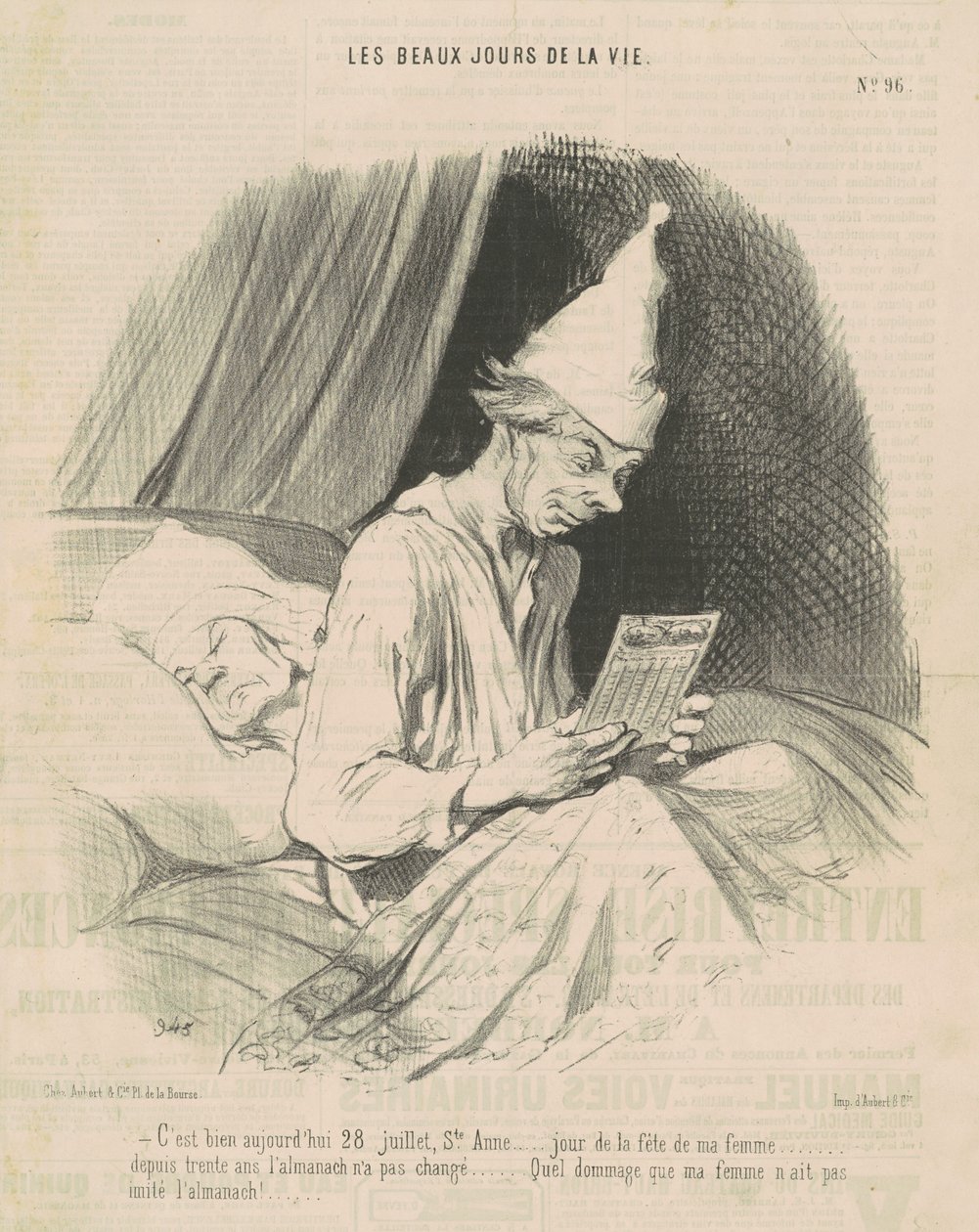 Det är bra idag 28 juli... av Honoré Daumier