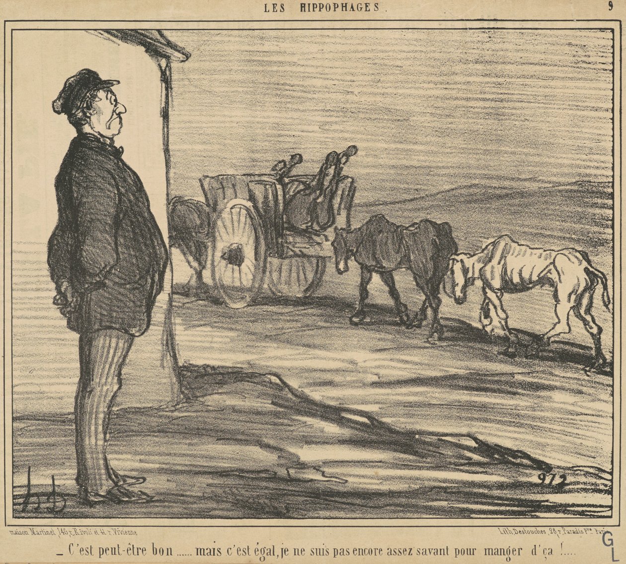 Kanske är det bra... av Honoré Daumier