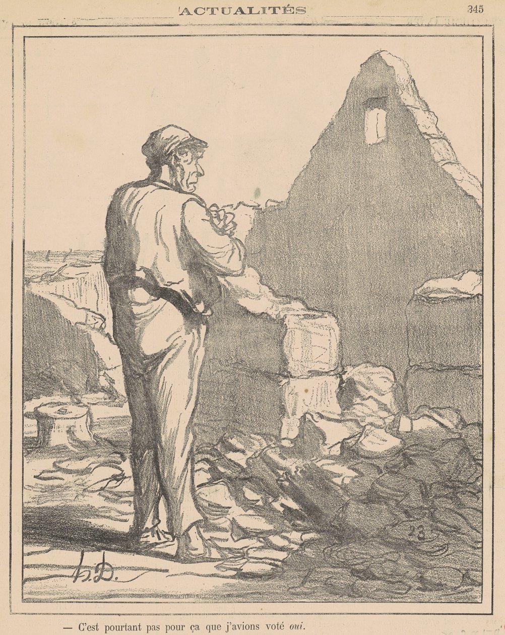 Men det är inte därför... av Honoré Daumier