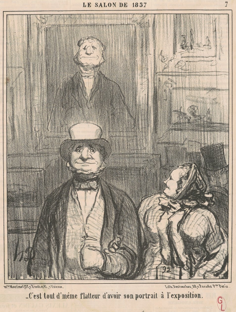 Det är lika smickrande att ha av Honoré Daumier