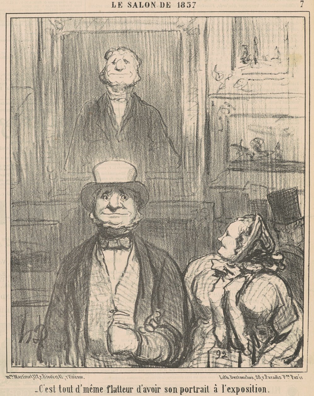 Det är smickrande att ha... av Honoré Daumier
