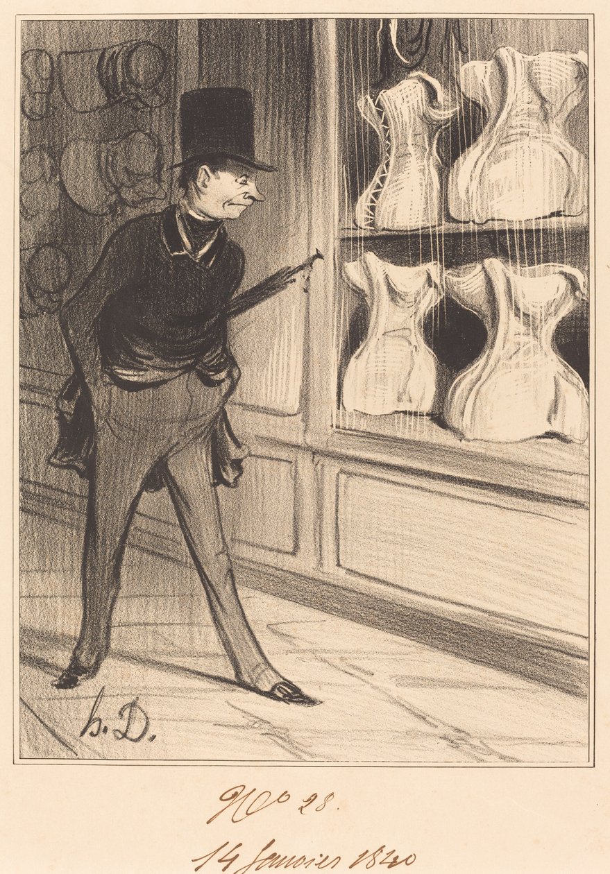 Det är unikt! Jag tog fyra storlekar... av Honoré Daumier