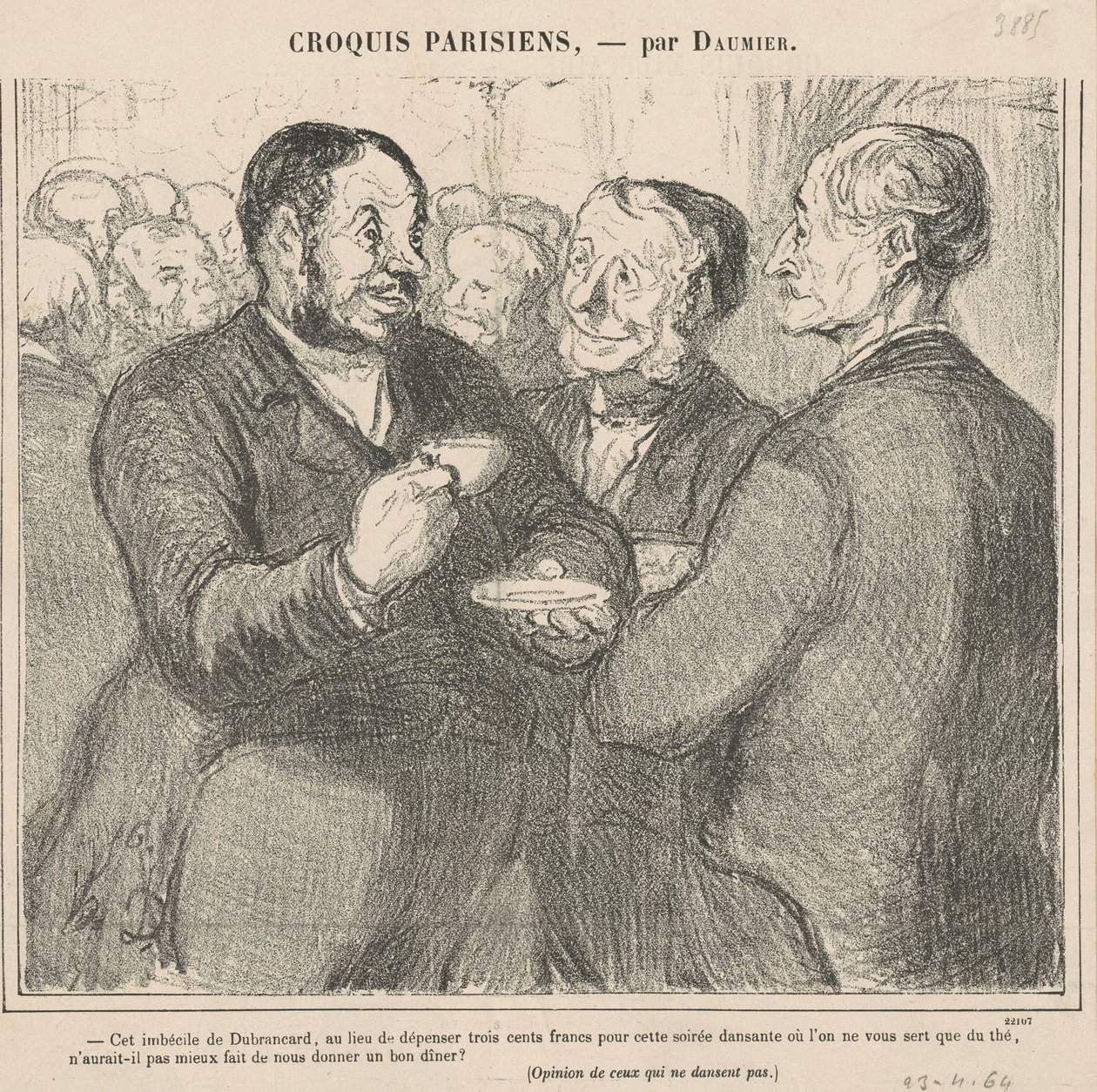 Den där dumma dubrancarten... av Honoré Daumier