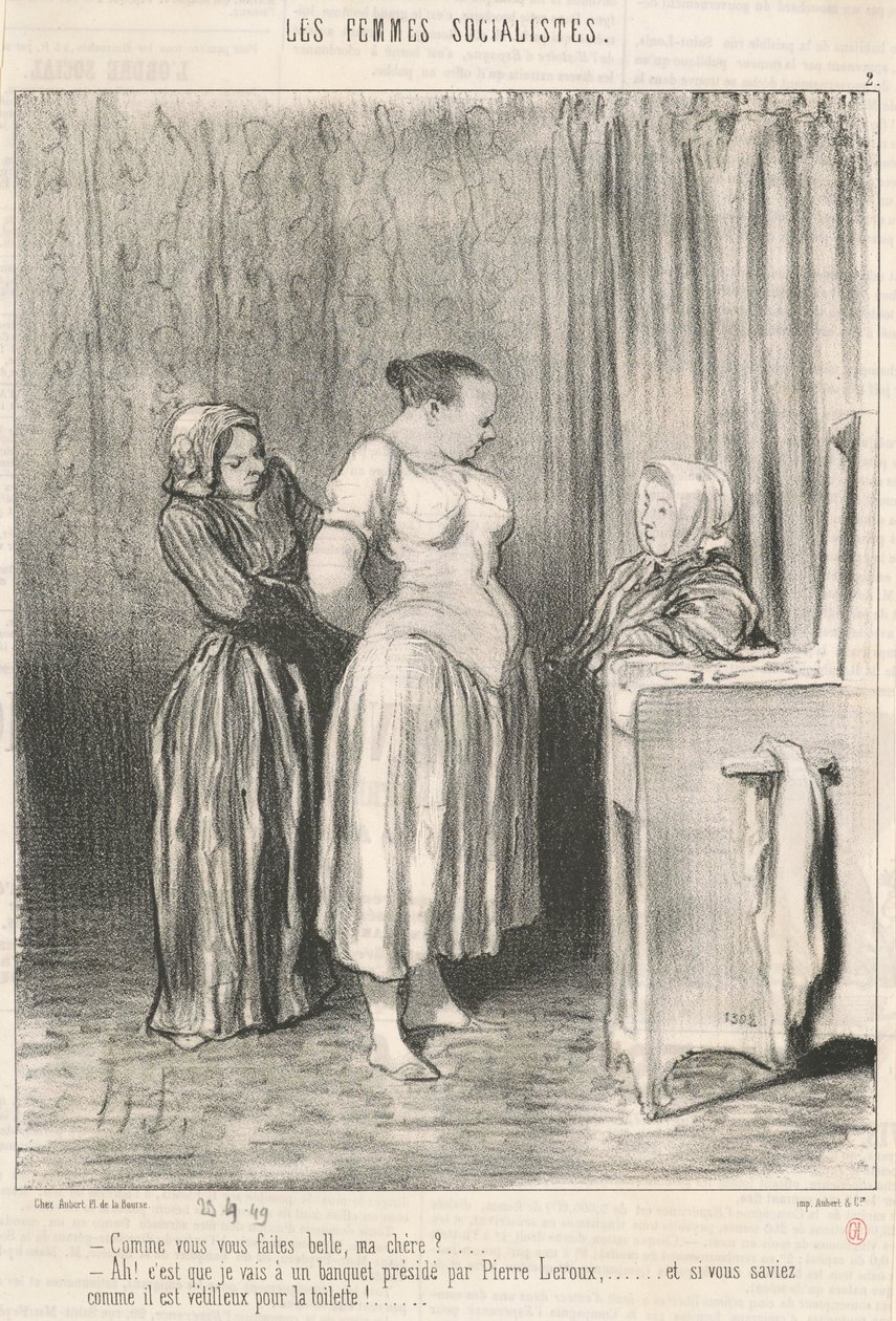 Hur vacker är du, min kära? ... av Honoré Daumier