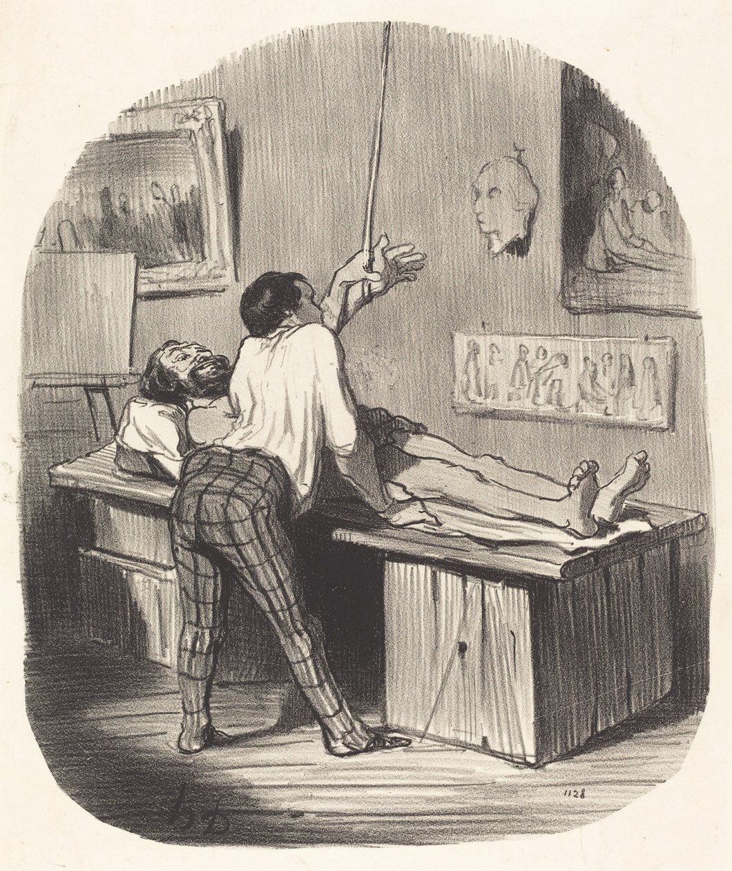 Hur, Saint-Gervais tog det här... av Honoré Daumier