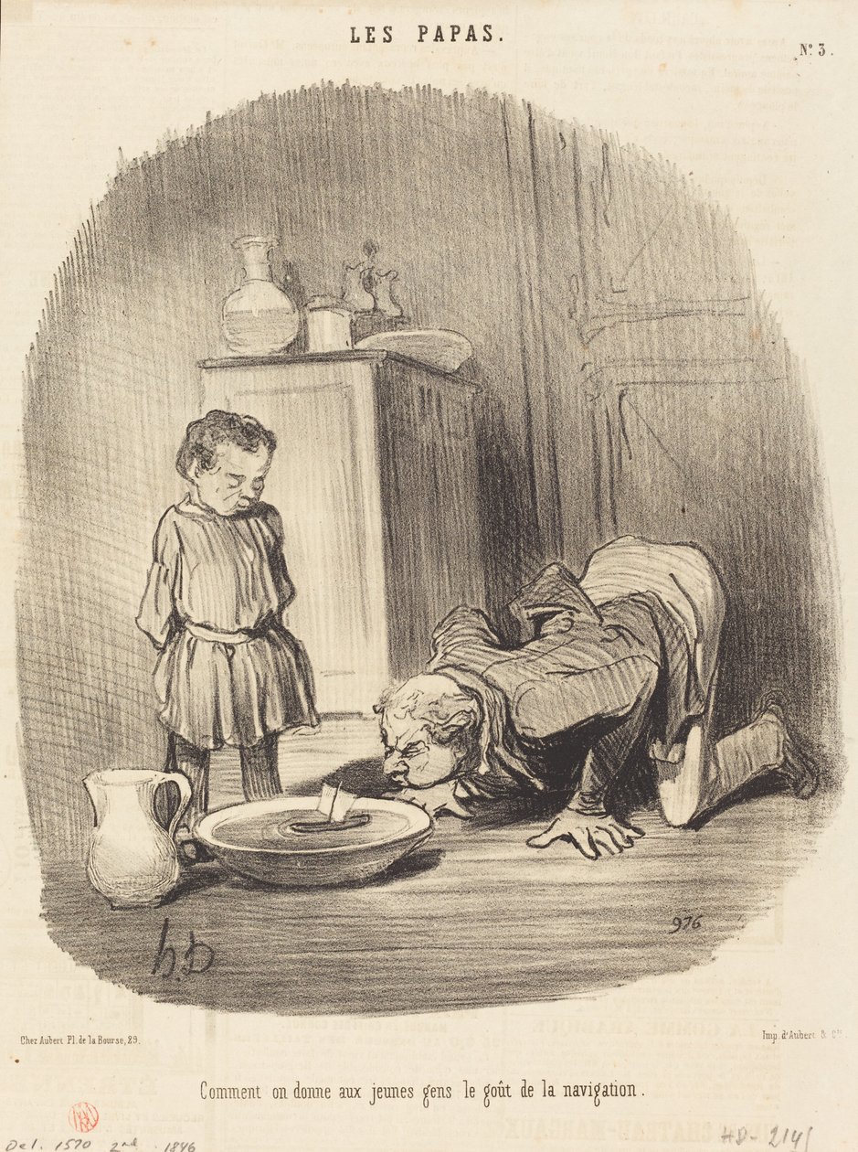 Hur vi ger... smaken av navigering av Honoré Daumier
