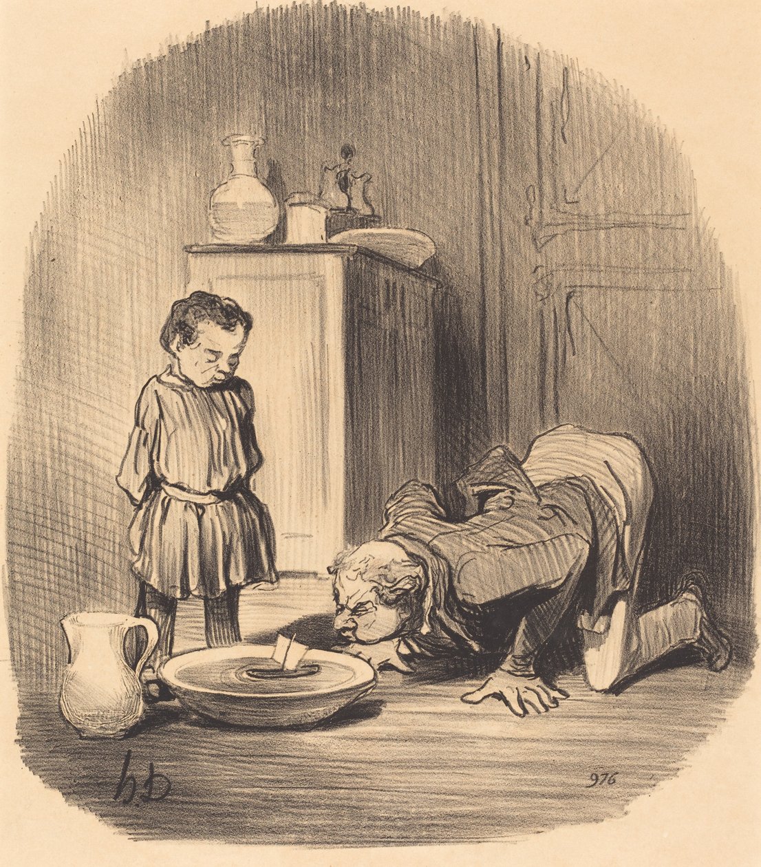 Hur vi ger... smaken av navigering av Honoré Daumier