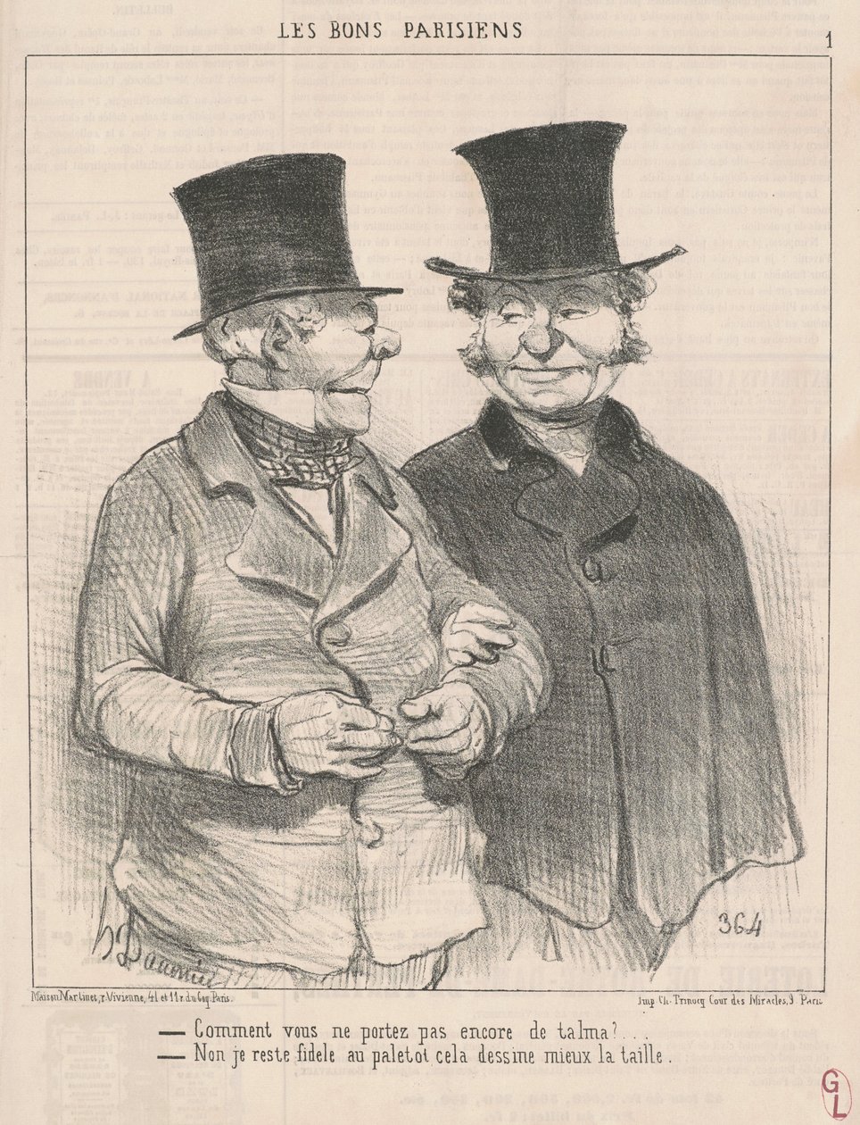 Hur har du inte på dig en talma än? ... av Honoré Daumier