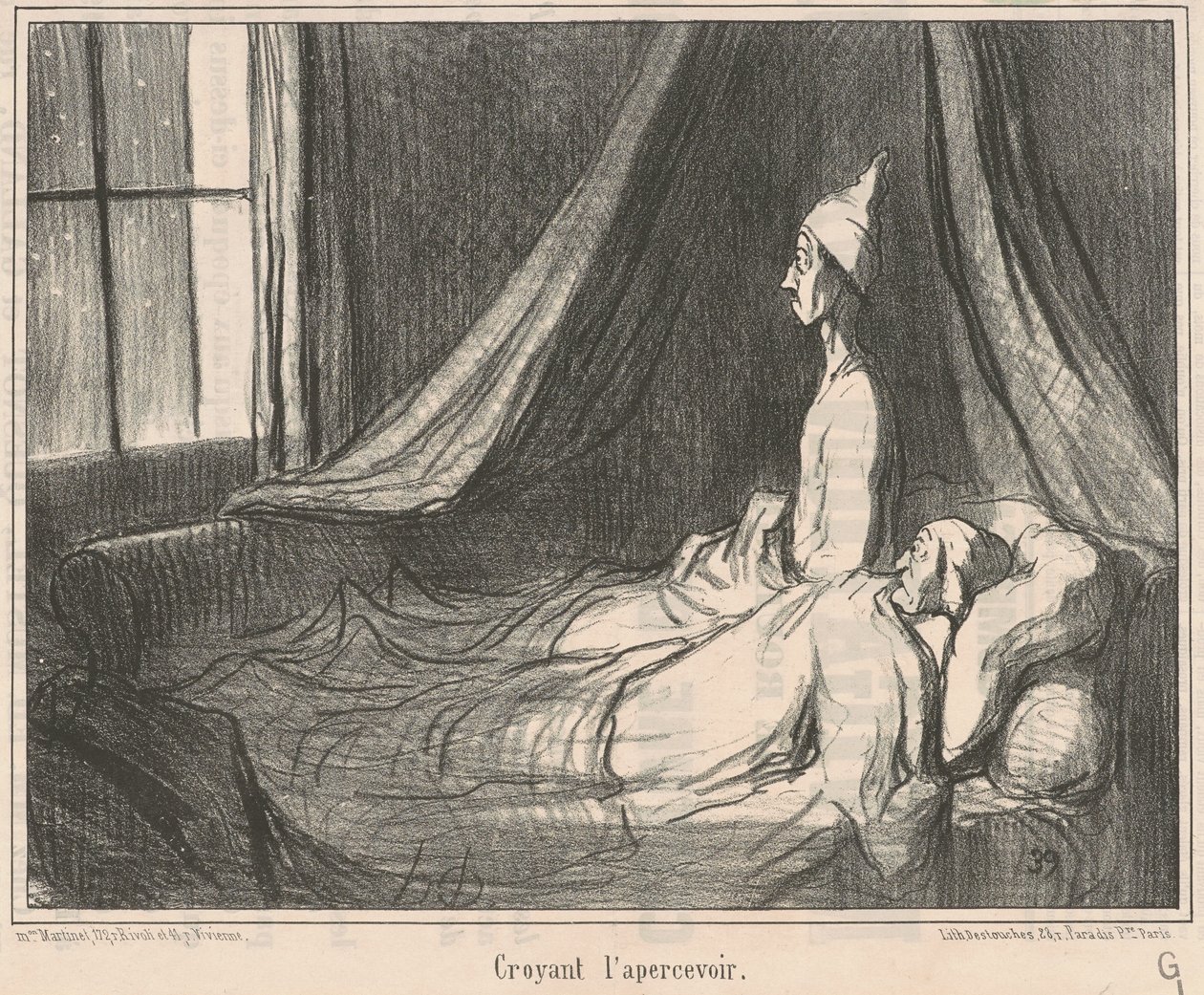 Tror på att se det... av Honoré Daumier