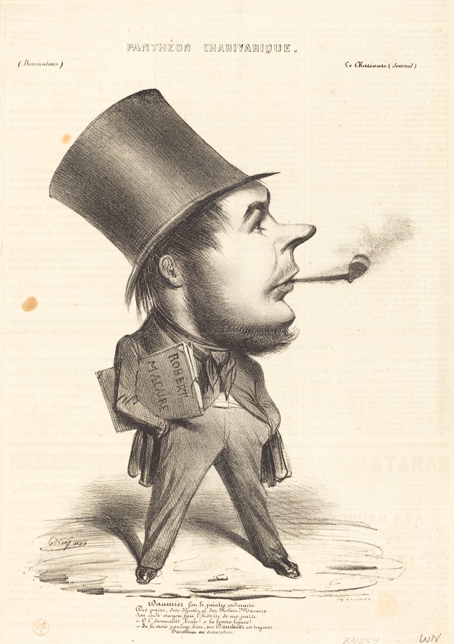 Daumier var den vanliga målaren... av Honoré Daumier