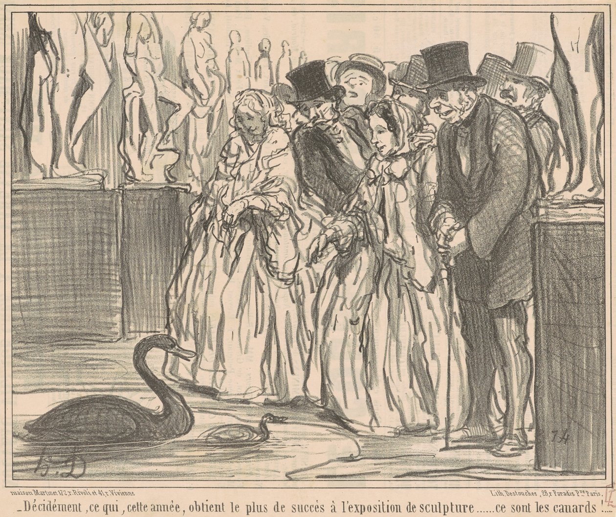 Definitivt, vad det här året ger... av Honoré Daumier