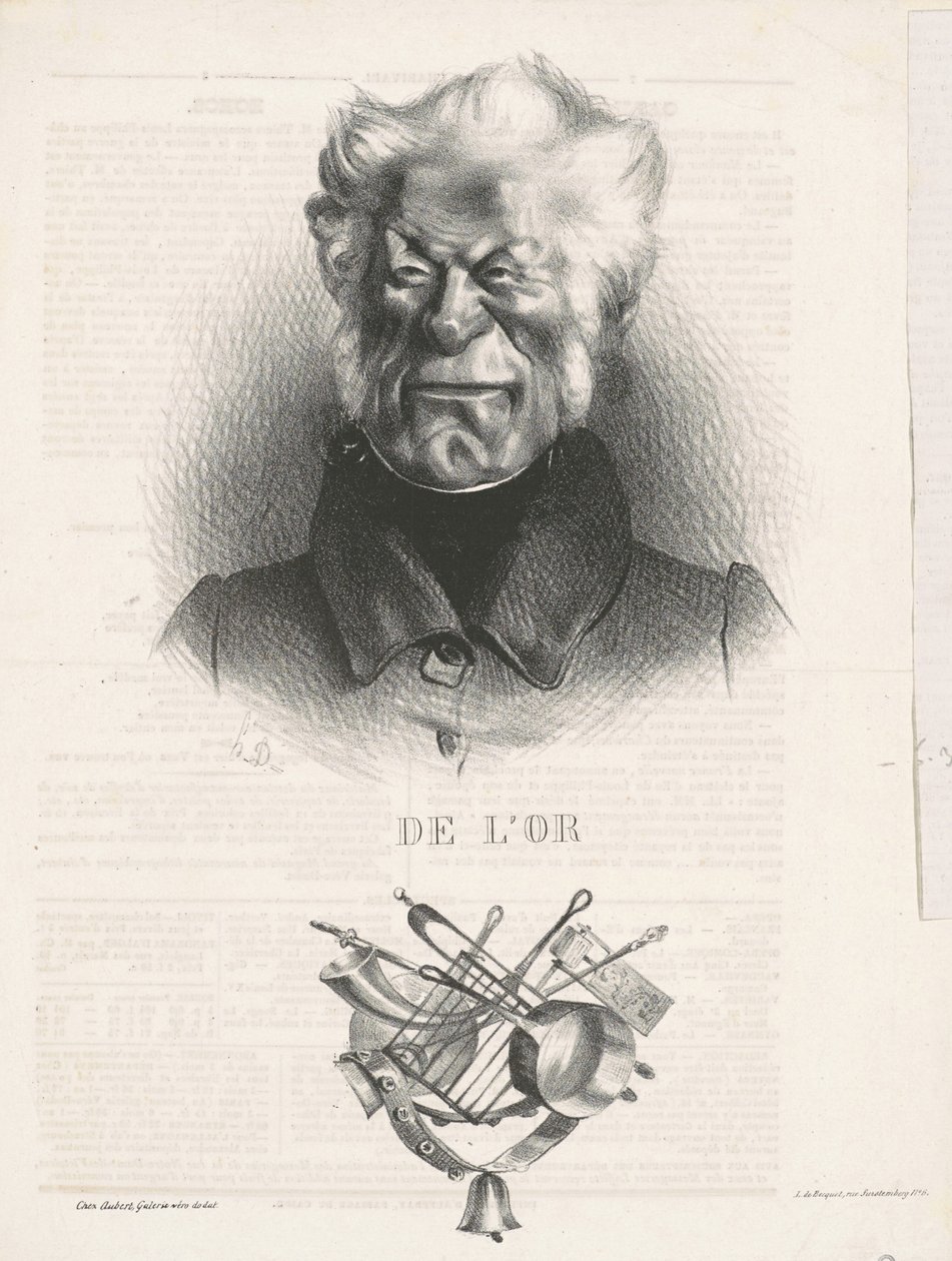 Guld (J. -Ant. -Adrien Delort) av Honoré Daumier
