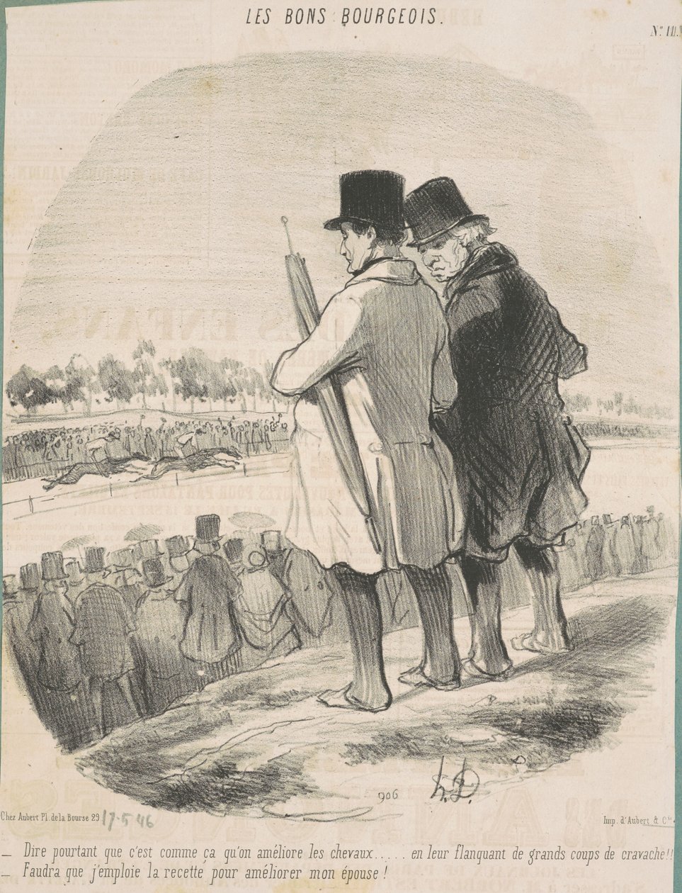 Att säga...det är så man förbättrar hästar... av Honoré Daumier