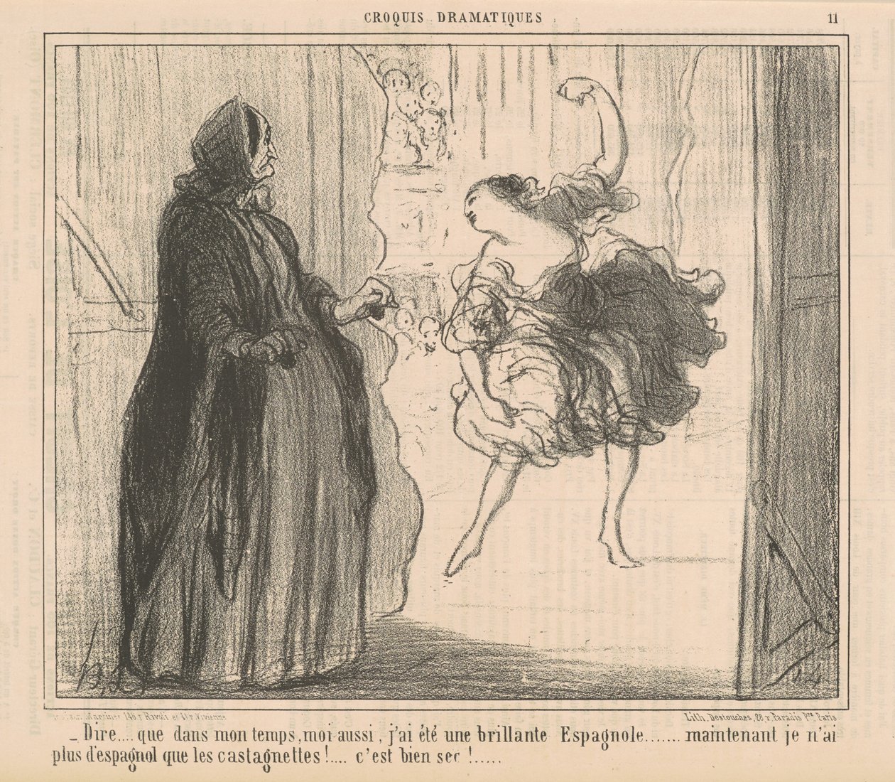 För att säga det på min tid, jag också... av Honoré Daumier