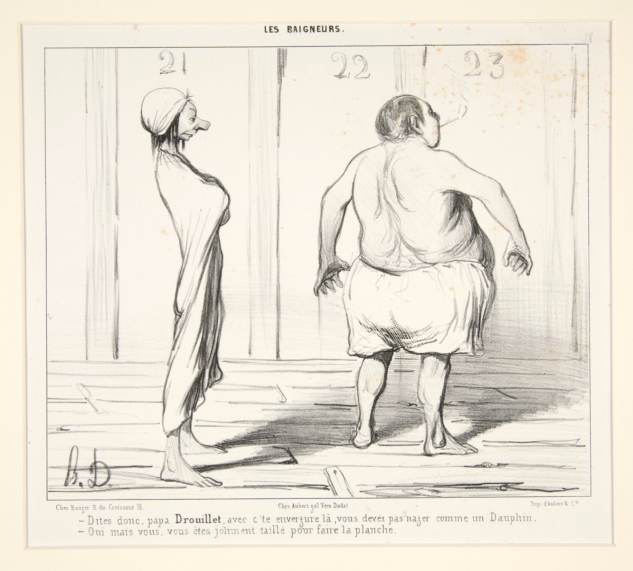 Säg det, pappa Drouillet, med c av Honoré Daumier