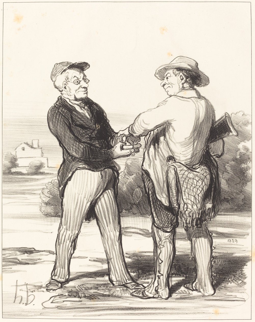 Säg, president, omöjligt att fånga en hare... av Honoré Daumier