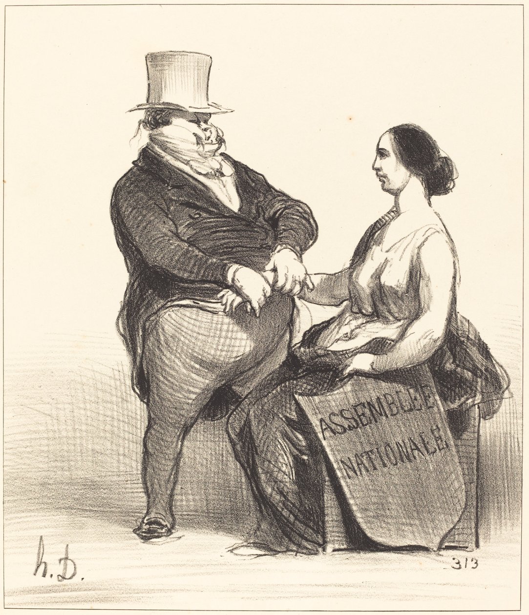 Doktorn... Jag är inte så sjuk... av Honoré Daumier