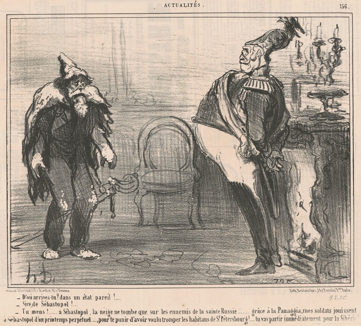 Var kommer du ifrån? av Honoré Daumier