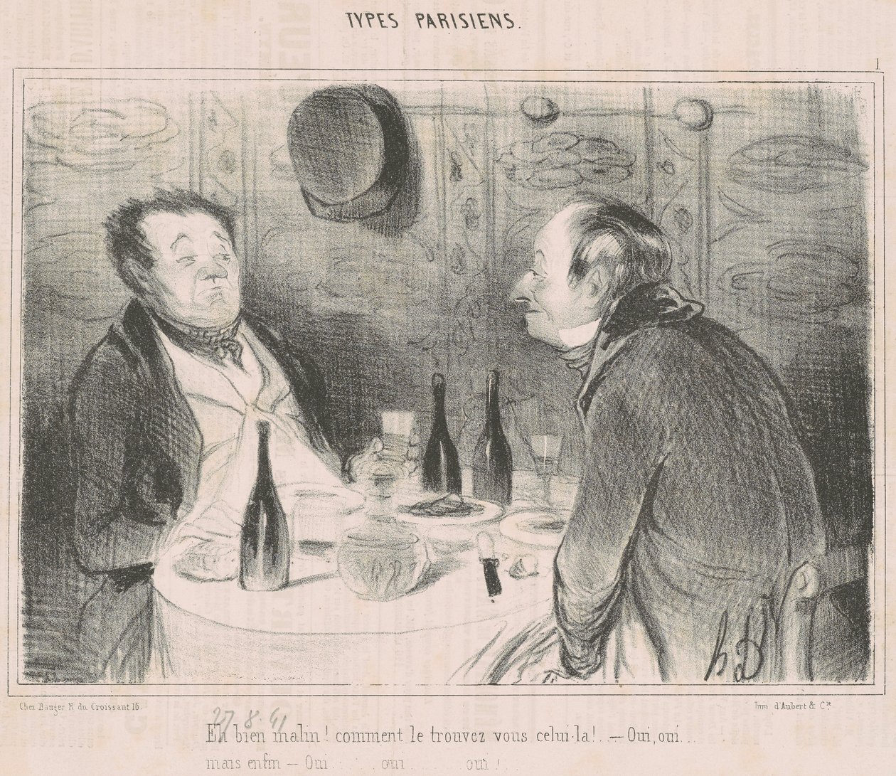 Tja smart! hur hittar du denna! av Honoré Daumier