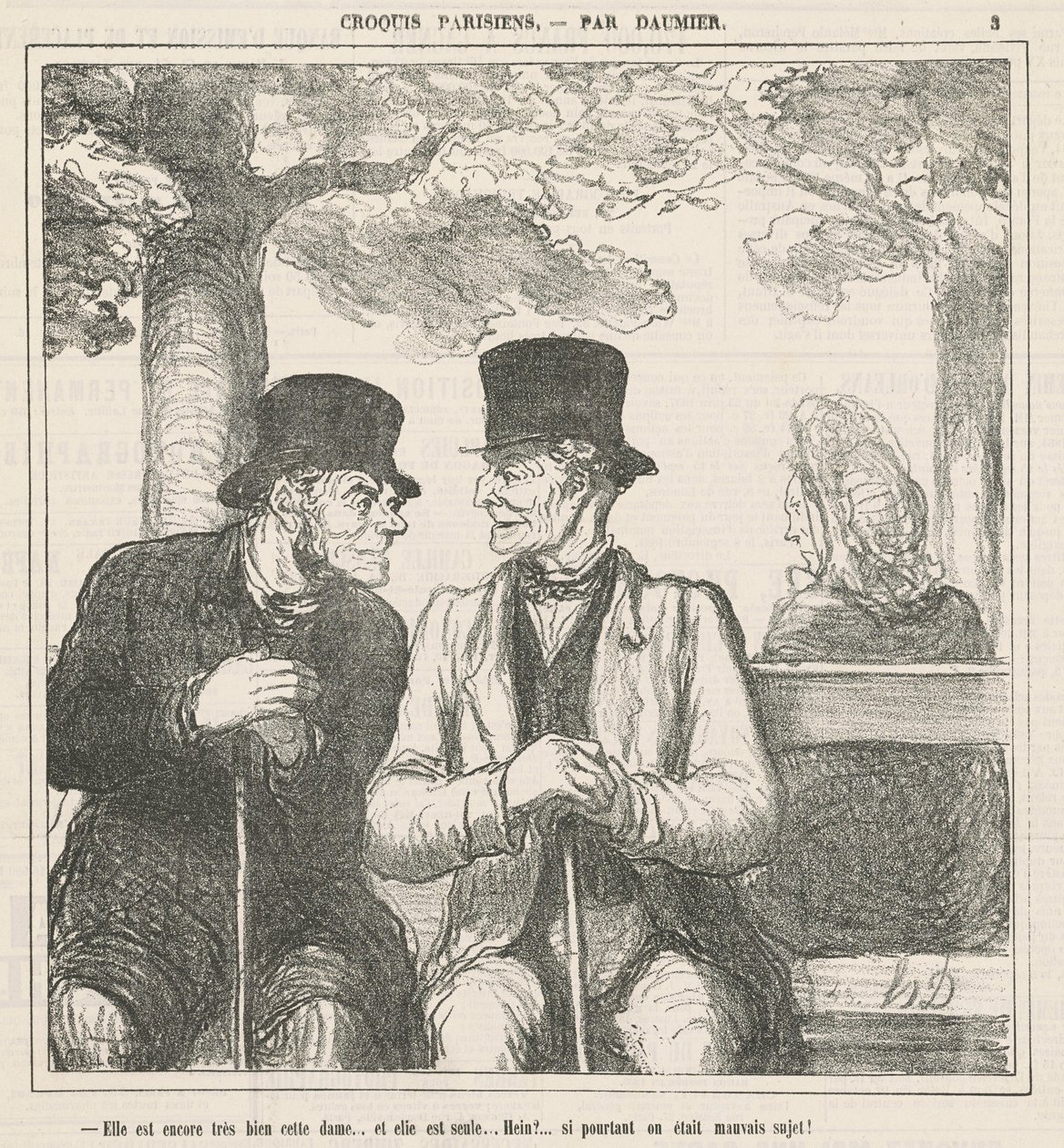 Hon är fortfarande väldigt bra, den här damen... av Honoré Daumier